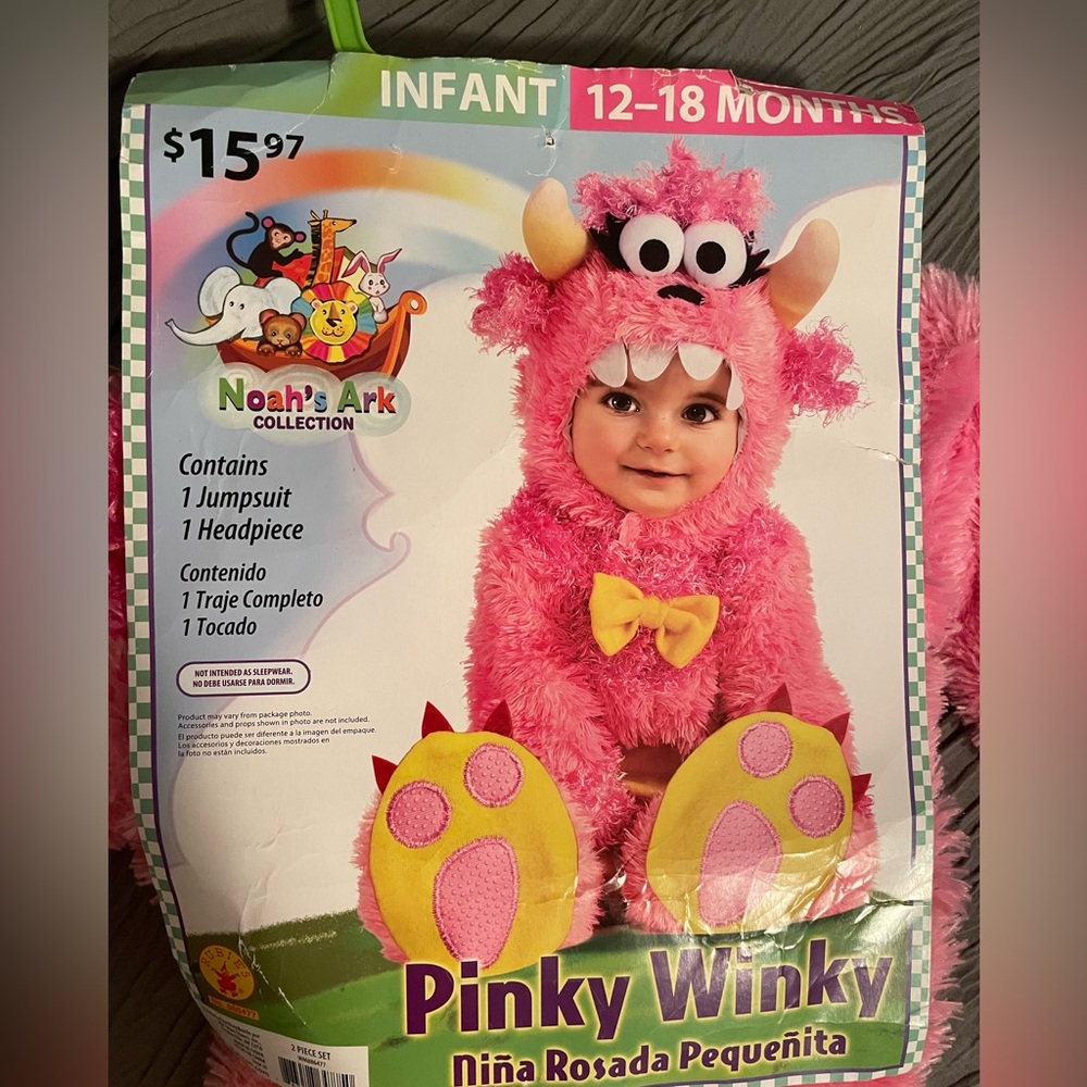 Pink girl monster costume 12-18 months